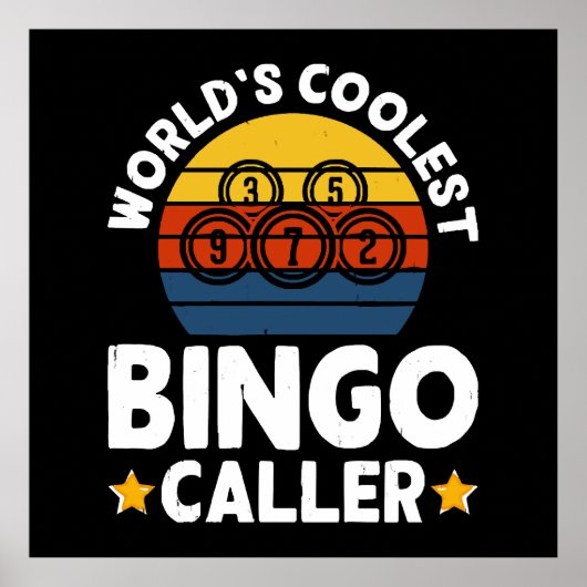 世界で一番クールなビンゴ進行係 ポスター (正面)