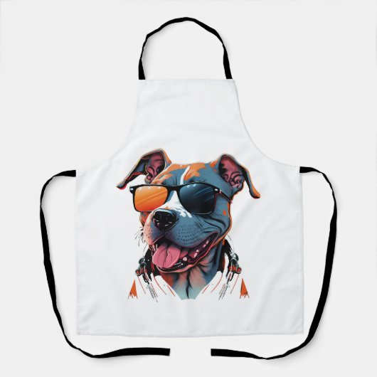 世界で一番クールな犬 エプロン (正面)