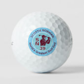 世界で一番ゴルフがうまいパパ golferアイコン ゴルフボール (正面)