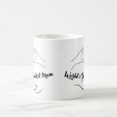 世界で一番偉大なお母さんデザインギフトマグ コーヒーマグカップ (中央)
