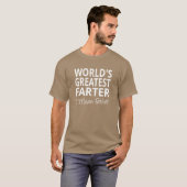 世界で一番偉大なオナラ親父・・・いや父親 ビンテージ Tシャツ (正面フル)