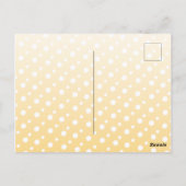 世界で一番優しい人お誕生日おめでとう ポストカード (裏面)