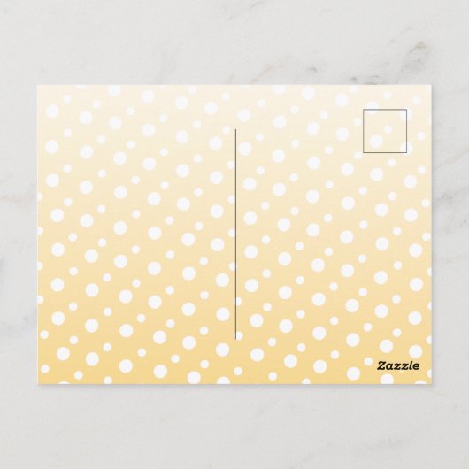 世界で一番優しい人お誕生日おめでとう ポストカード (裏面)