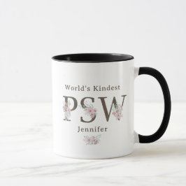世界で一番優しいPSWフラワーナチュラルクリスマス マグカップ