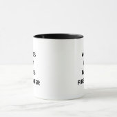 世界で一番凄い消防士のコーヒーマグ マグカップ (中央)