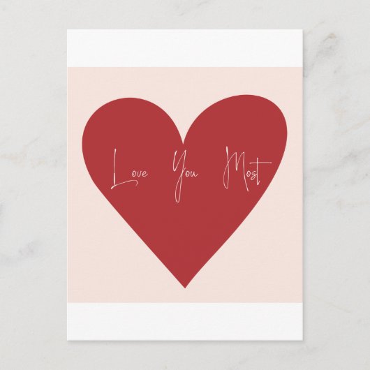 世界で一番愛してる ポストカード (正面)
