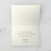 世界で一番最初の母、永遠の友達 - オーダーメイド フォト カード (内部)