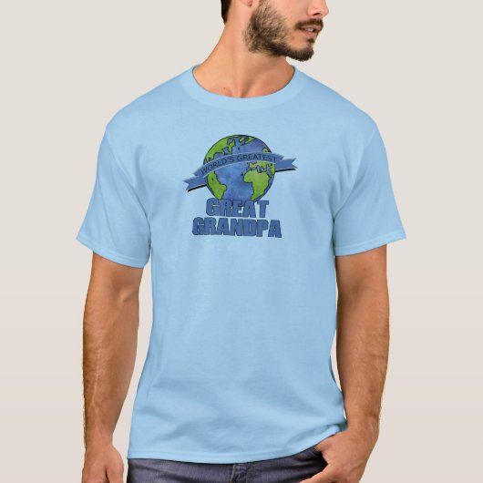 世界で一番最高のおひいちゃん Tシャツ (正面)
