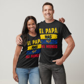 世界で一番最高のパパ エクアドル フラグ Tシャツ (ユニセックス)
