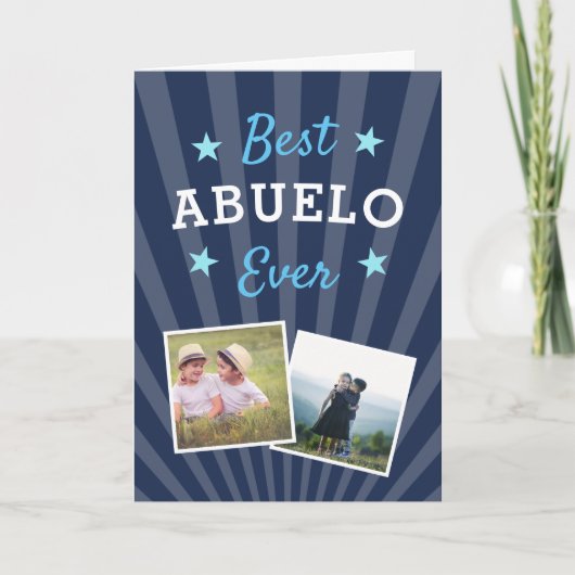 世界で一番素敵なおじいちゃん | 父の日 フォト カード (正面)