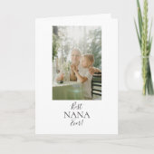 世界で一番素敵なおばあちゃんへお母さんの日おめでとう！カード カード (正面)