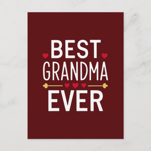 世界で一番素敵なおばあちゃん ポストカード (正面)