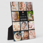 世界で一番素敵なおばあちゃん 11枚の写真の コラージュ フォトプラーク (側面)