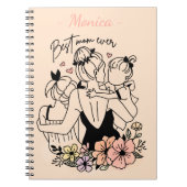 世界で一番素敵なお母さんへ カスタムノート ノートブック (正面)