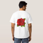 世界で一番素敵なお母さんへ - 母の日おめでとう Tシャツ (裏面フル)