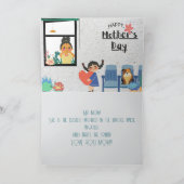 世界で一番素敵なお母さんへ 誕生日カード サンキューカード (内部)