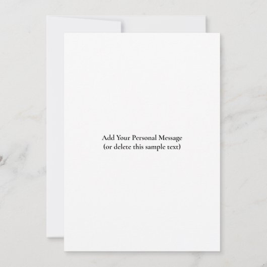 世界で一番素敵なお母さん オーダーメイド写真 カード (裏面)