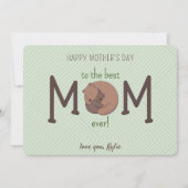 世界で一番素敵なお母さん ハッピーマザーズデー カード (正面)