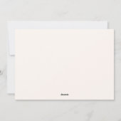 世界で一番素敵なお母さん ピンクハートスクリプトキュートメッセージ シーズンカード (裏面)