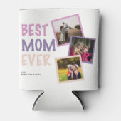 世界で一番素敵なお母さん フォトコラージュ オーダーメイド パステルカラー 缶クーラー (正面)