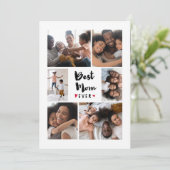 世界で一番素敵なお母さん フォトコラージュ 母の日 カード (スタンド正面)