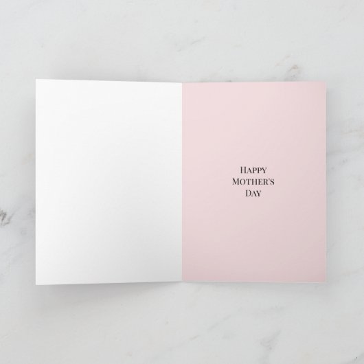 世界で一番素敵なお母さん フォトコラージュ 母の日 カード (内部)