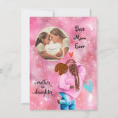 世界で一番素敵なお母さん  フォトマザーズデーグリーティングカード シーズンカード (正面)