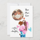 世界で一番素敵なお母さん  フォトマザーズデーグリーティングカード シーズンカード (正面)