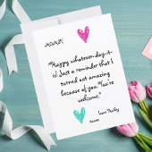 世界で一番素敵なお母さん  フォトマザーズデーグリーティングカード シーズンカード