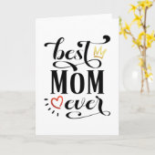 世界で一番素敵なお母さん 母の日の名言 | グリーティングカード (黄色い花)