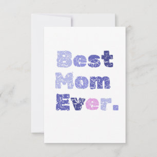 世界で一番素敵なお母さん 母の日 フラット グリーティング カード