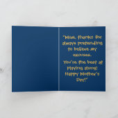 世界で一番素敵なお母さん　花の母の日カード カード (内部)