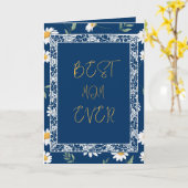 世界で一番素敵なお母さん　花の母の日カード カード (黄色い花)