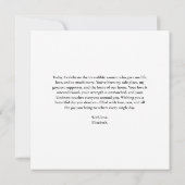 世界で一番素敵なお母さん 4枚の写真のコラージュ (裏面)