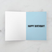 世界で一番素敵なお父さん 誕生日おめでとうカード カード (内部)