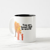 世界で一番素敵なパパだよ ツートーンマグカップ (正面左)