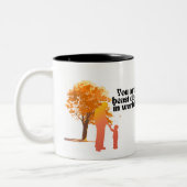 世界で一番素敵なパパだよ ツートーンマグカップ (左)