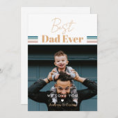 世界で一番素敵なパパ　愛してるよ シーズンカード (正面/裏面)