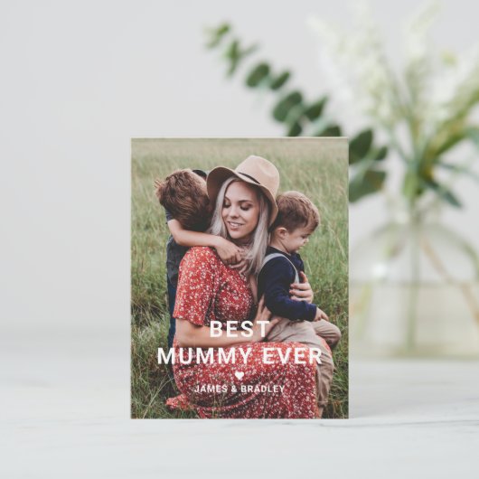 世界で一番素敵なママ いつだって大好き マザーズデイ フォト シーズンカード (スタンド正面)