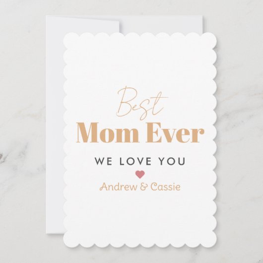 世界で一番素敵なママ シーズンカード (正面)