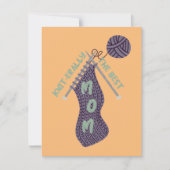 世界で一番素敵なママ ノートカード (正面)