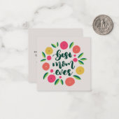 世界で一番素敵なママ ノートカード (正面/裏面インサイチュ)