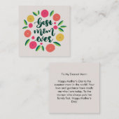 世界で一番素敵なママ ノートカード (正面/裏面)