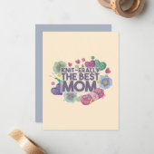 世界で一番素敵なママ ノートカード (正面/裏面インサイチュ)
