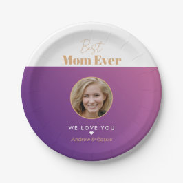 世界で一番素敵なママ ペーパープレート