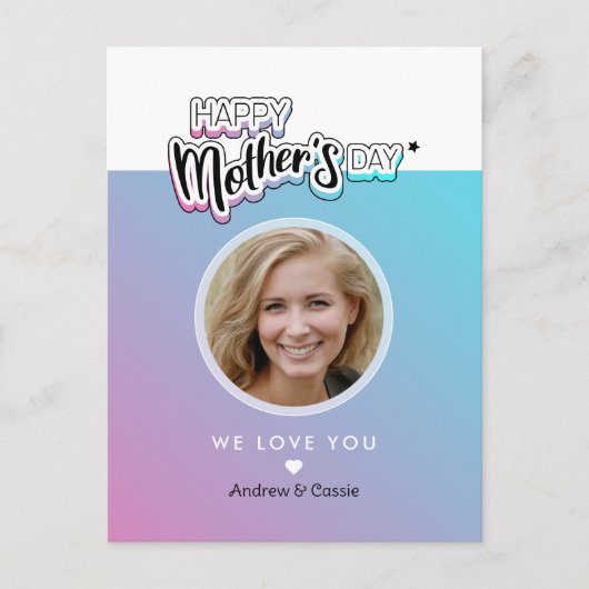 世界で一番素敵なママ ポストカード (正面)