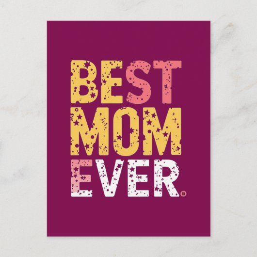 世界で一番素敵なママ ポストカード (正面)