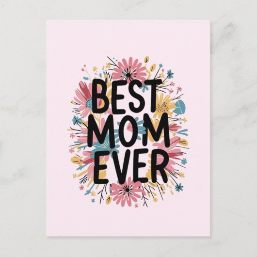 世界で一番素敵なママ ポストカード (正面)