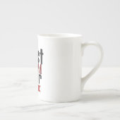 世界で一番素敵なママ、名前を入れて特別なママ ボーンチャイナマグカップ (右)