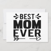 世界で一番素敵なママ！ 招待状 (正面)